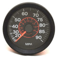 OMC Boat Speedometer Gauge 174820 - 3 1/4 Inch Black