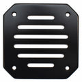 Tracker Boat Slotted Vent 307257 - 5 X 5 Inch Black Aluminum