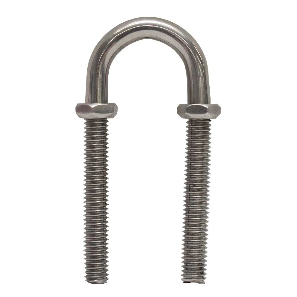 Marine Fasteners Boat Bow Eye 3/8-16 - 3 3/4 X 2 1/8 Inch U Bolt