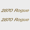 Cruisers Yachts Boat Model Decals - 2870 Rogue Gold Stickers (pair)