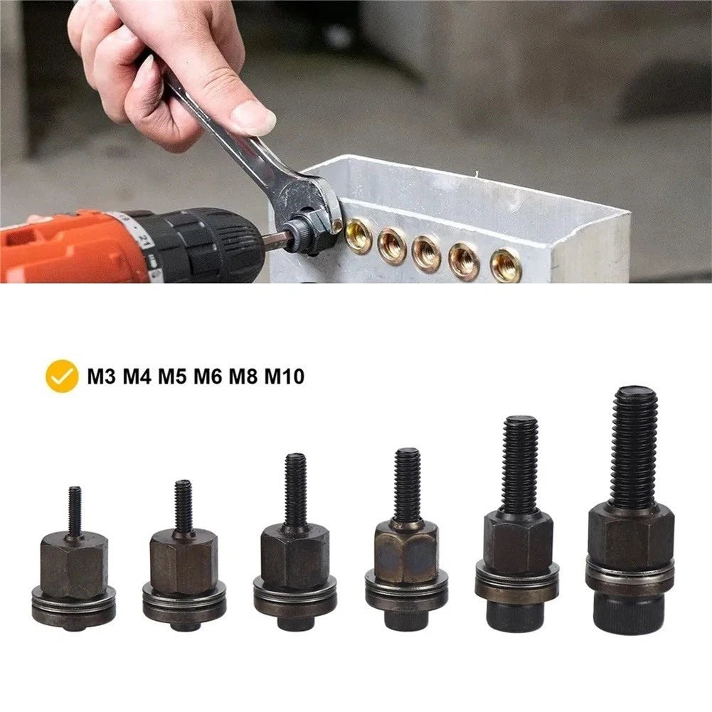 Rivet Nut Mandrel Head for M3 M10 Hand Riveter Manual Tool Replacement Part