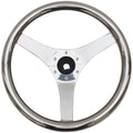 Tracker Boat Steering Wheel 360583 - 13 3/4 Inch Stainless Steel