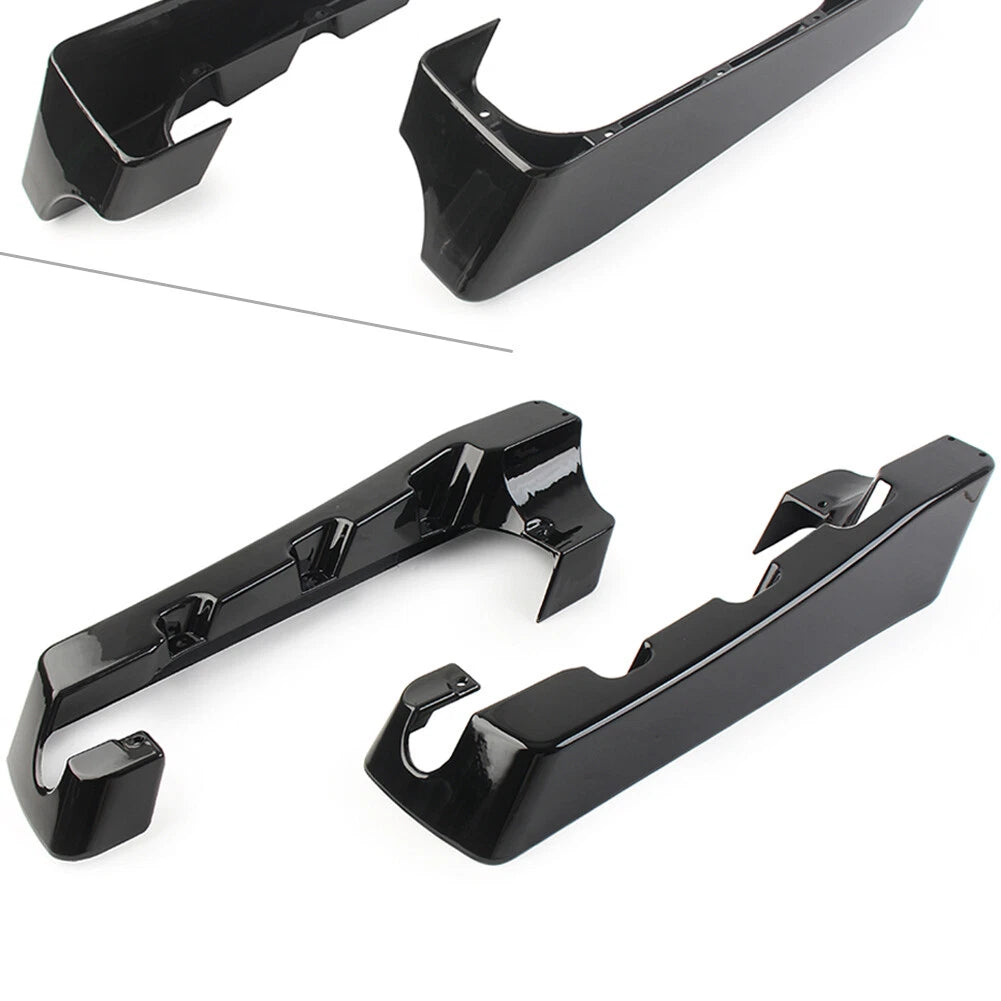 4" Hard Stretched Saddle Bag Extensions for Harley Touring Road King 1994-2013