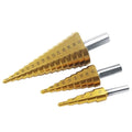 4-32mm/4-20mm/ 4-12mm Step Cone Drill Accessories for Cut Holes Cleaner