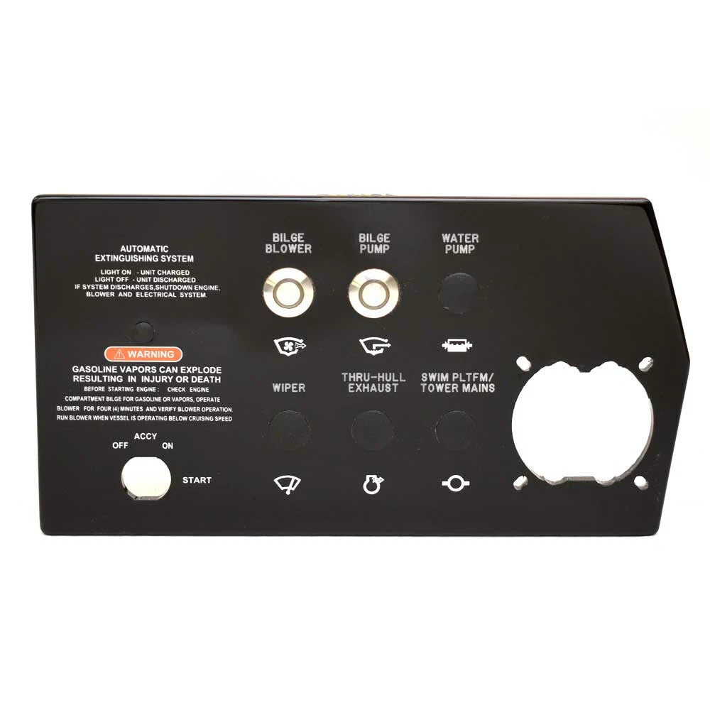 Sea Ray Boat Switch Panel 2187849 - SLX 280 Acrylic 2016 Black