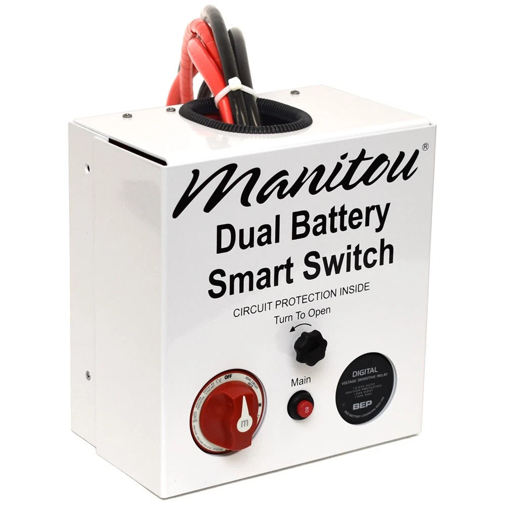 Manitou Pontoon Boat Dual Battery Smart Switch Panel 21-0114 - 80A