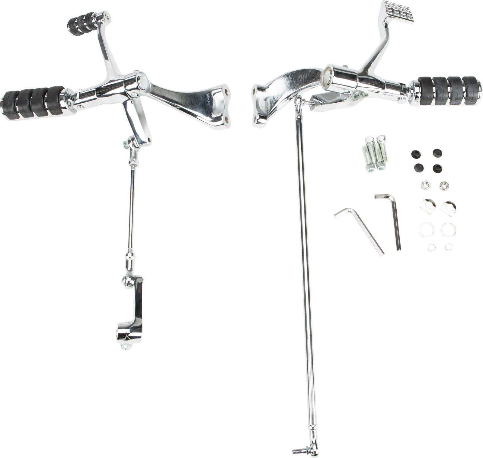 HARDDRIVE Forward Control Kit for Harley XL883 2004-2013 with Rubber Pegs