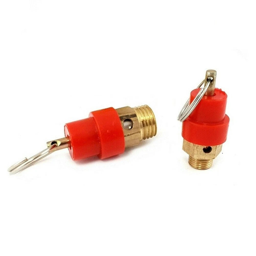 Brass 1/4 or 1/8 8kg Air Compressor Pressure Safety Relief Valve 120PSI UK
