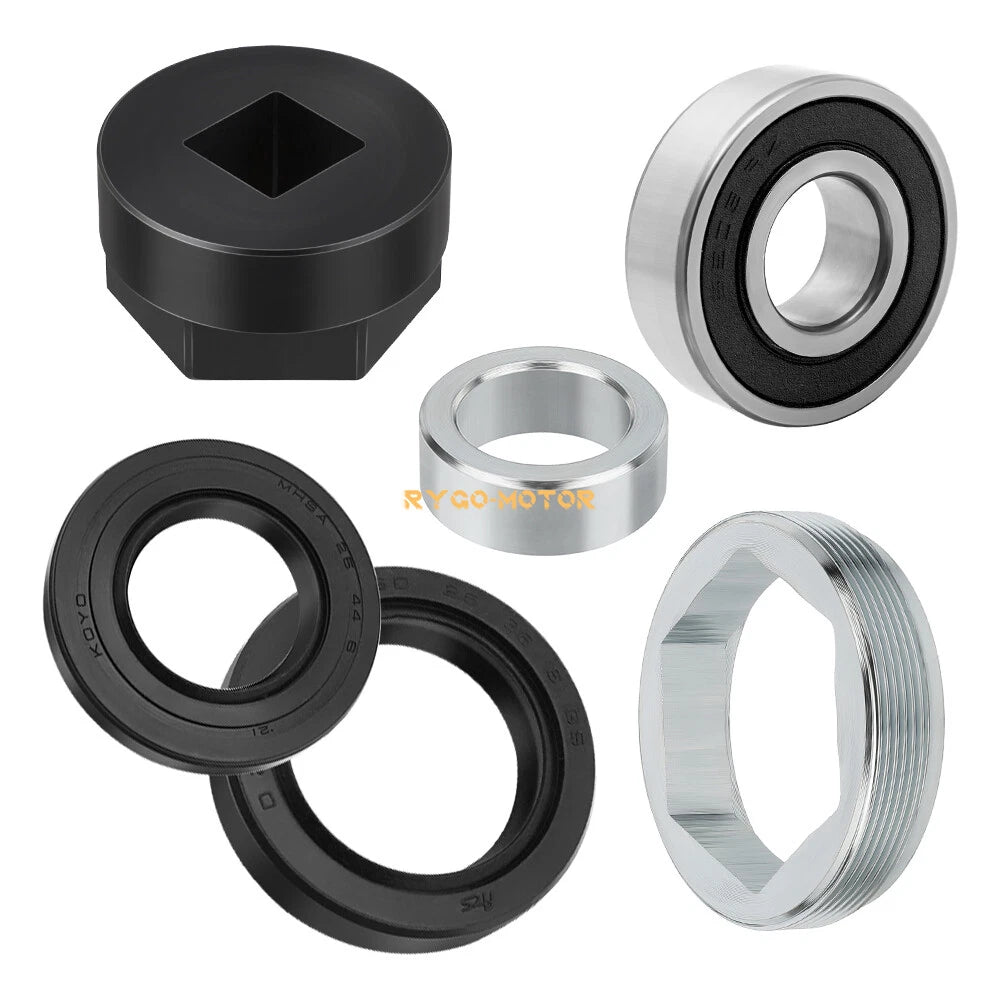 Steering Stem Bearing Seal Holder Nut & Tool Kit for Yamaha Kodiak 400 450 700