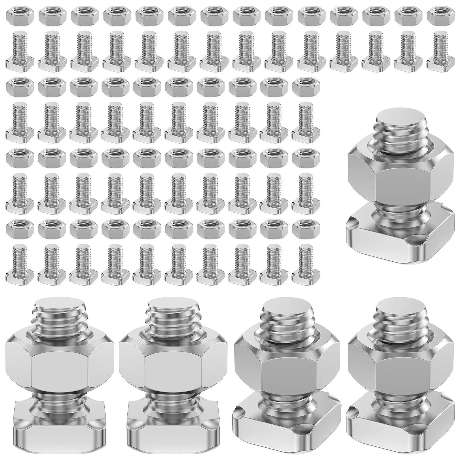 50x Greenhouse Bolts & Nuts Tool Accessory Set Repair Kit Parts Replacement