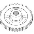 Splined Impeller Gear Fits John Deere Models E84814 E84814-A