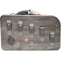 Godfrey Boat Switch Panel Assembly 241266 - Charcoal Faux Woodgrain