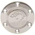 Ski Centurion Boat Steering Wheel Center Cap - 3 3/8 Inch Stainless