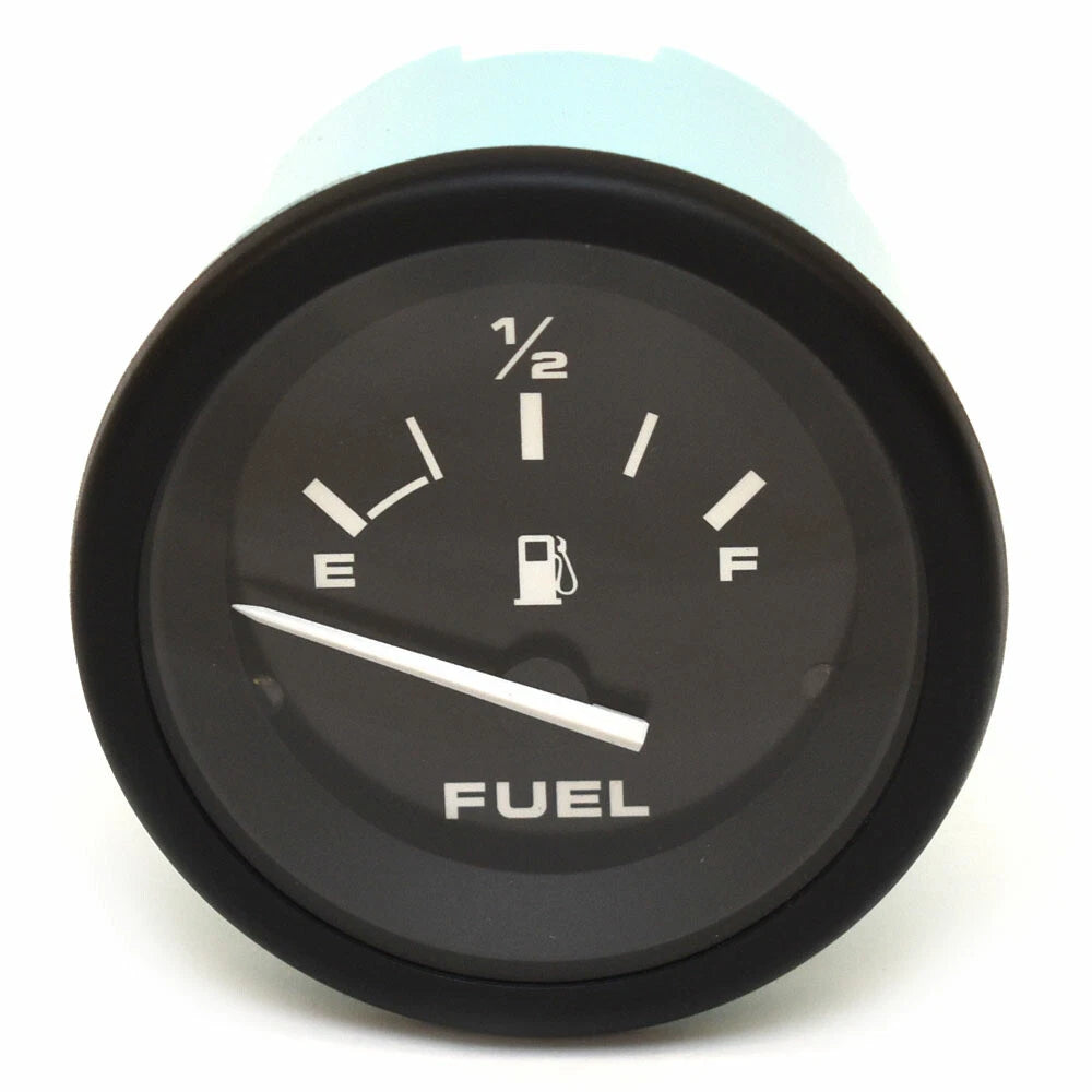 Veethree Teleflex Boat Fuel Level Gauge 780046PMNB - Lowe 2 Inch Black