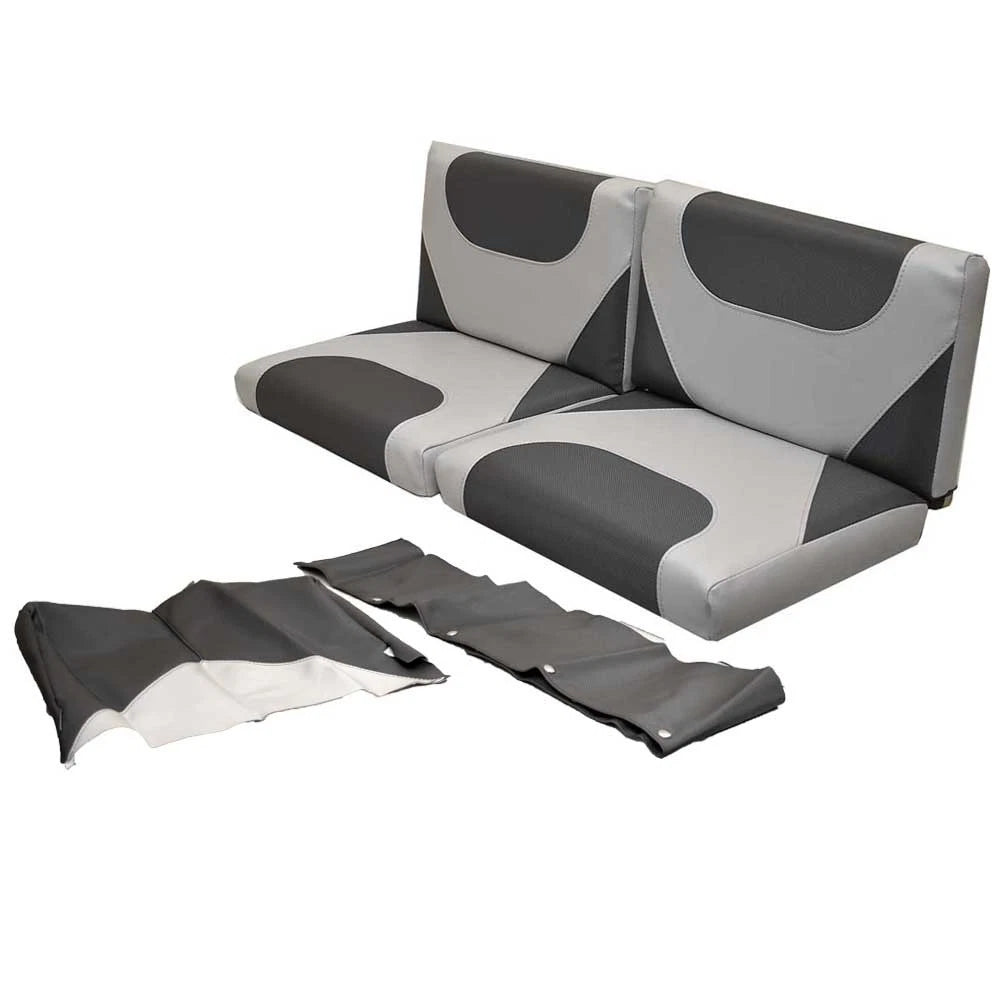 Alumacraft Boat Seat Cushion Set - Classic 165 Charcoal Gray (6 PC)