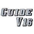 G3 Boat Decal 73404514 - Guide V16 7 5/8 X 4 1/4 Gray Black Vinyl