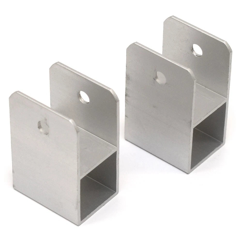 Lund Boat H Channel Brackets 2007196 - Aluminum 1 5/8 X 2 1/2 Inch (pair)