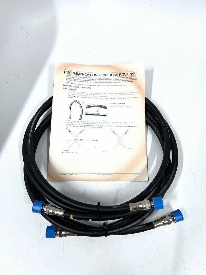 Mercury 8M0046919, Hydraulic Hoses Steering, 2 Hose - Piece Kit, 7 FT