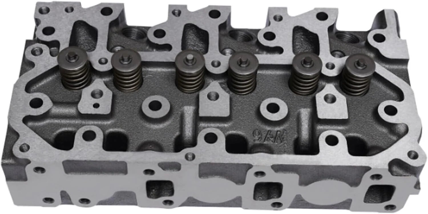 3D76E Engine Complete Cylinder Head with Valves for Komatsu Excavator PC22MR-3