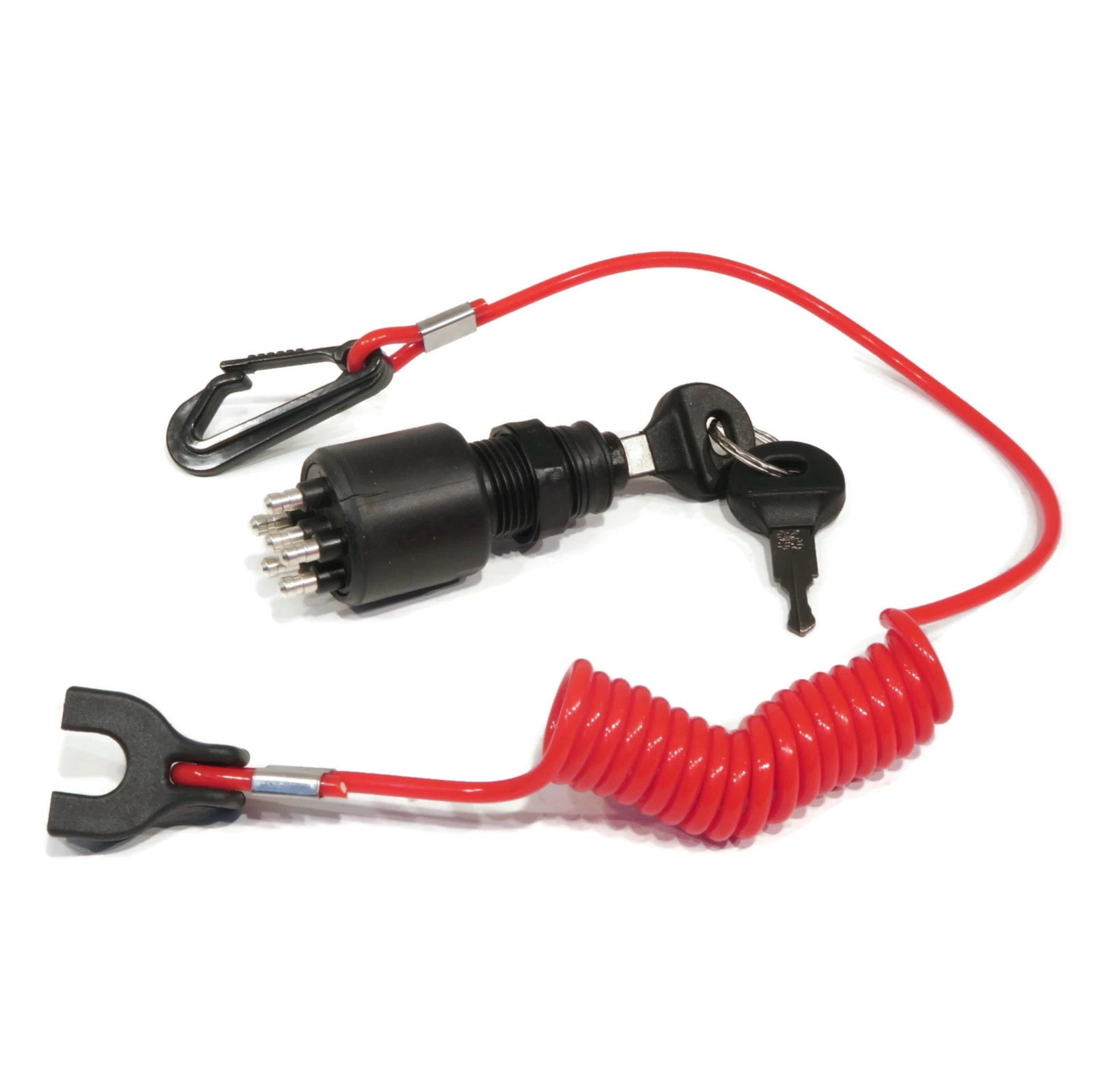 Ignition Switch with Lanyard for Johnson, Evinrude 15 HP E15RG4ABA, E15TEG4ABA