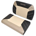 Crestliner Boat Bench Seat Cushions 2279609 - Black - Beige Wise Marine