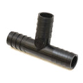 Lowe Boat Tee Fitting 1823043 - 3/4 Inch Barbed Black Plastic
