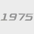 Lund Boat Decal 2339230 - 1975 Metallic Silver Sticker 7 1/2 X 1 5/8 Inch