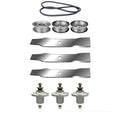 Deck Blade Spindle Belt Idler Kit Combo Set Fits John Deere 155C LA130 LA140