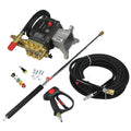 3000 Psi, 1" Shaft, Power Pressure Washer Pump, Unloader & Deluxe Spray Kit
