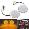 Yellow 1156 Turn Signal Light Inserts Blinker for Harley-Davidso N HD Road King