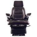S830809 High Back Seat, Black Vinyl with Mechanical Suspension Fits Case IH