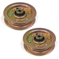 (pack of 2) Flat Idler Pulleys for Oregon 34-046, 34046 & John Deere AM37321