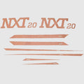 MasterCraft Boat Decal Kit 750189 - NXT20 Orange (8 Piece)