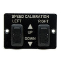 Supra Boat Rocker Switch Panel - Speed Calibration Black Plastic