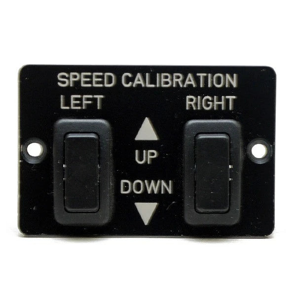 Supra Boat Rocker Switch Panel - Speed Calibration Black Plastic