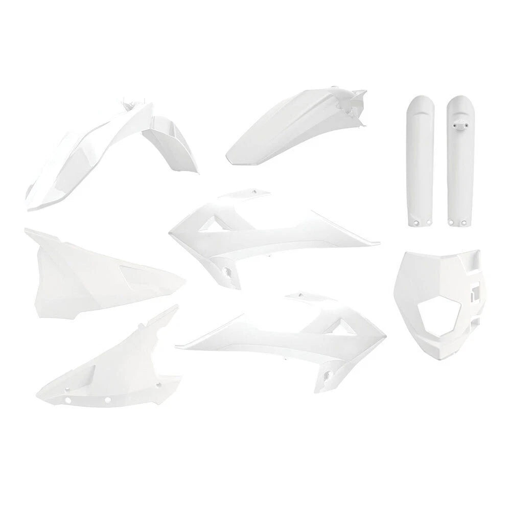 Polisport White Enduro Plastic Kit for Gas EC200 2T 2019
