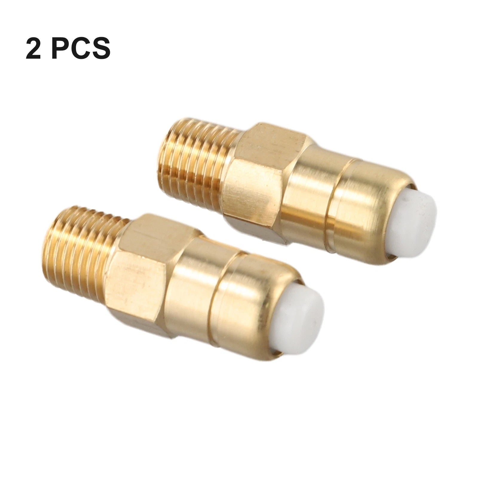 2pcs Thermal Release Valve for Pressure Washer Pump, 1/4 Inch NPT