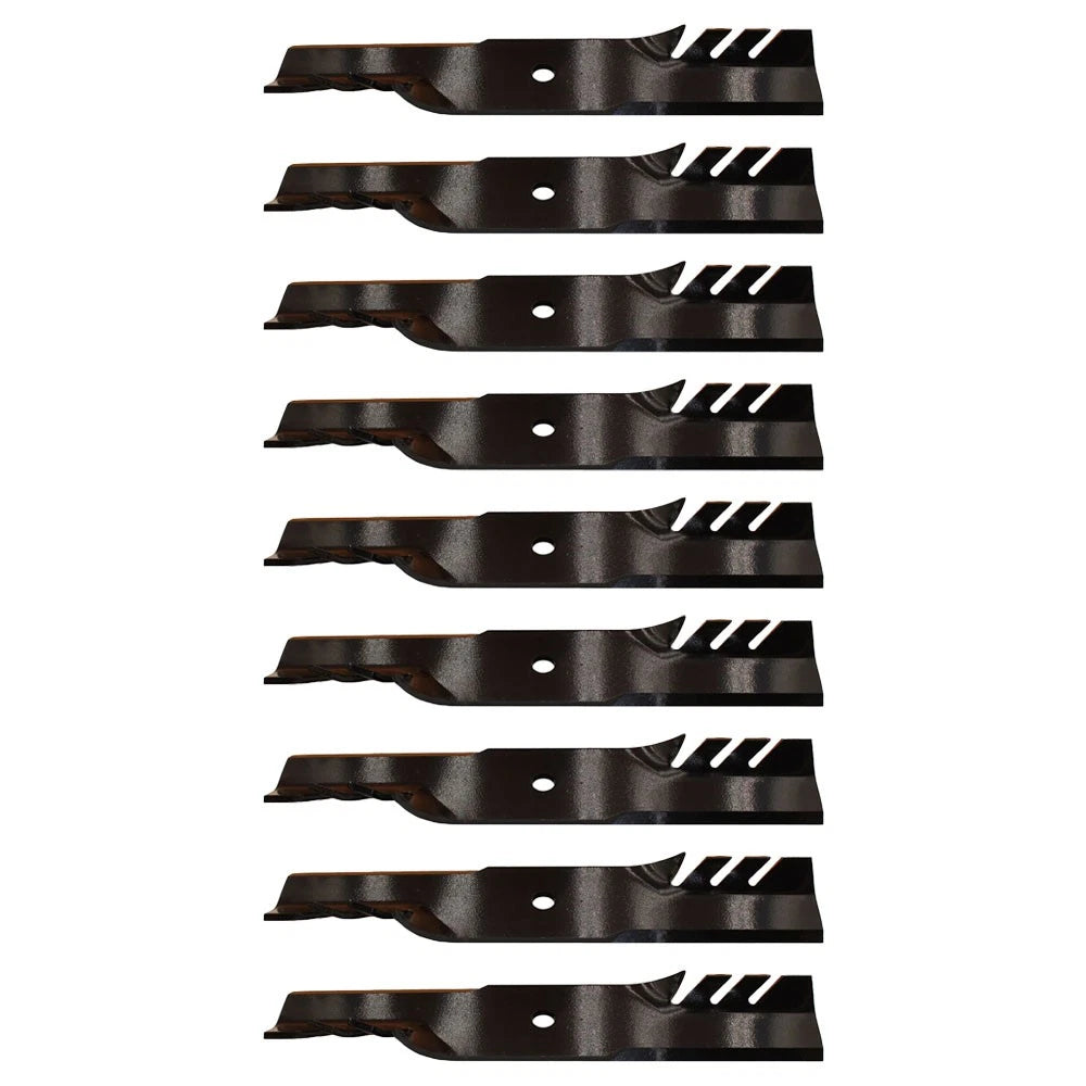 396-738 Pack of 9 Mulching Blades 17-3/16" Fits John Deere