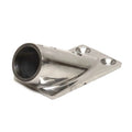 D.Lilly Boat Rail Mount - 1 Inch 30 Degree Rectangle Base Stainless
