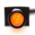 Solico Boat Switch Light - Red 14V White Plastic 1 1/8 X 3/8 Inch