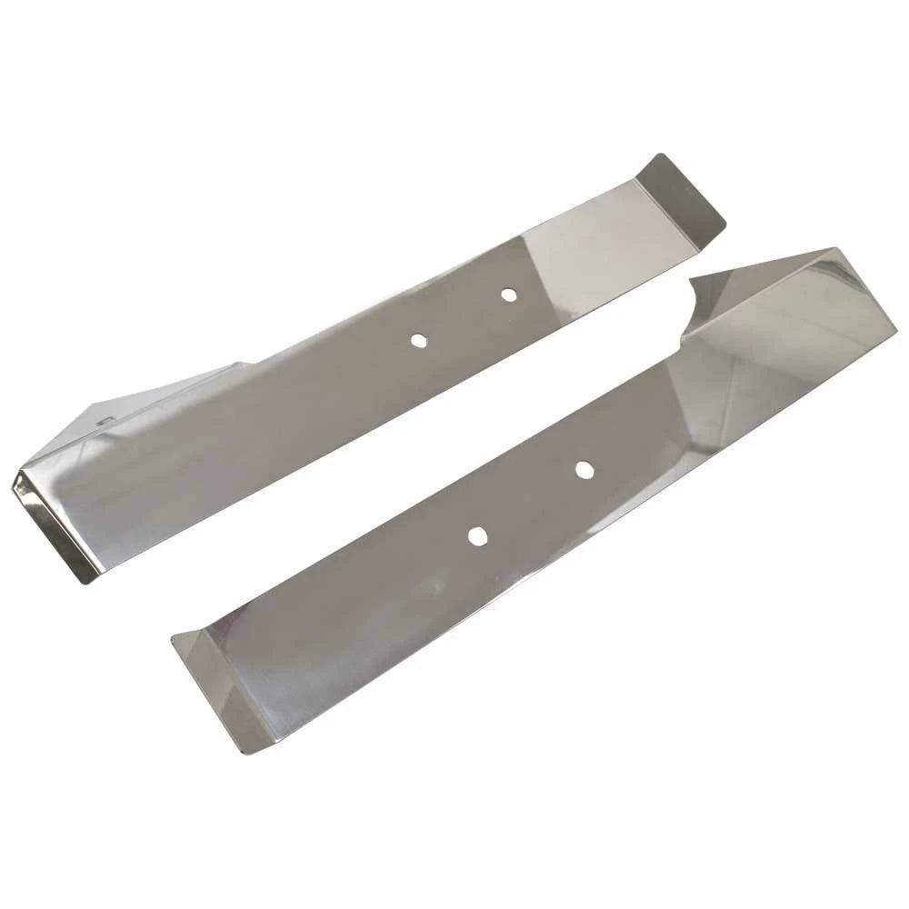 Cobalt Boat Transition Caps - A36 Swim Platform Stainless (set of 2)