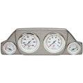 Lund Boat Gauge Dash Panel 2329773 - Glossy Silver 14 1/2 X 5 Inch
