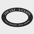 Scout Boat Raised Emblem Decal - 350 LXZ Yacht Certified Sticker