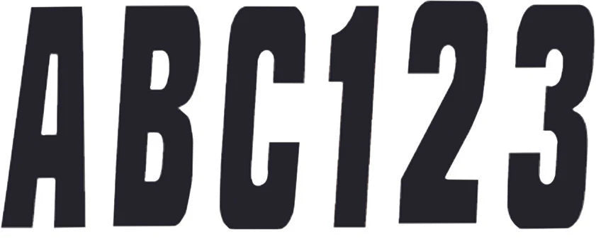 HARDLINE 350 Super Stick Kit Black for PWC & Inflatable Vinyl Decals