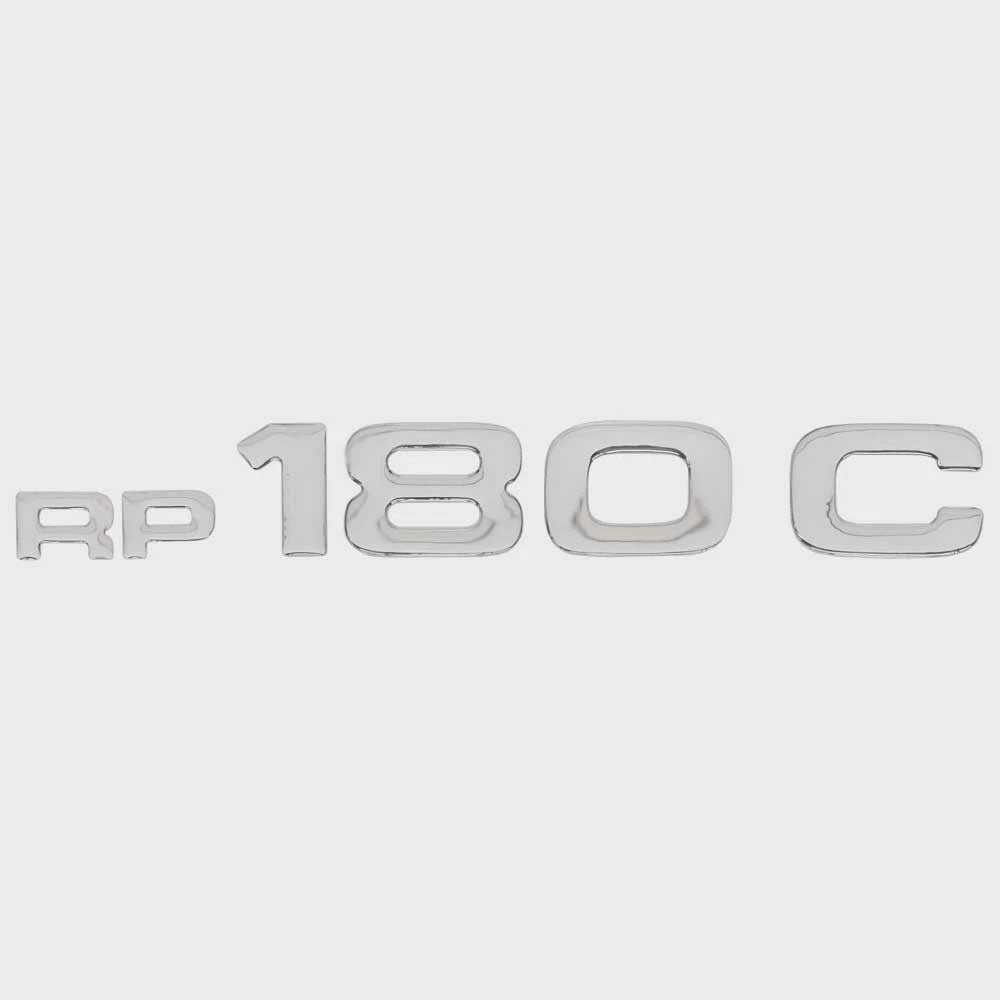 Ranger Boat Raised Emblem Decal 331853 - RP180C Reata Silver Sticker