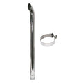48" Long Chrome Exhaust Stack 3" Slotted Fits John Deere PM89051C