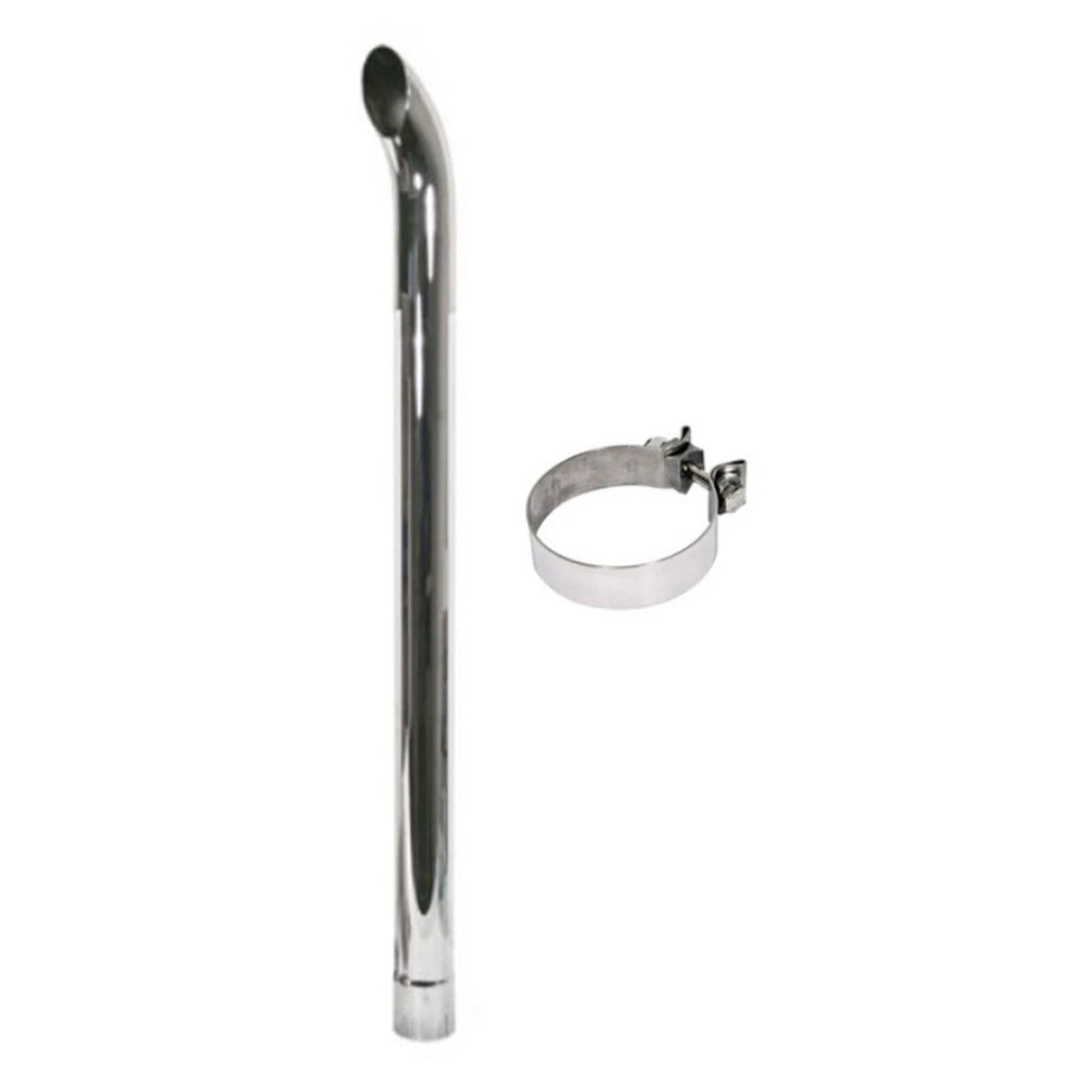 48" Long Chrome Exhaust Stack 3" Slotted Fits John Deere PM89051C