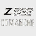 Ranger Boat Raised Emblem Decal 206546 - Z522 Comanche Sticker Silver