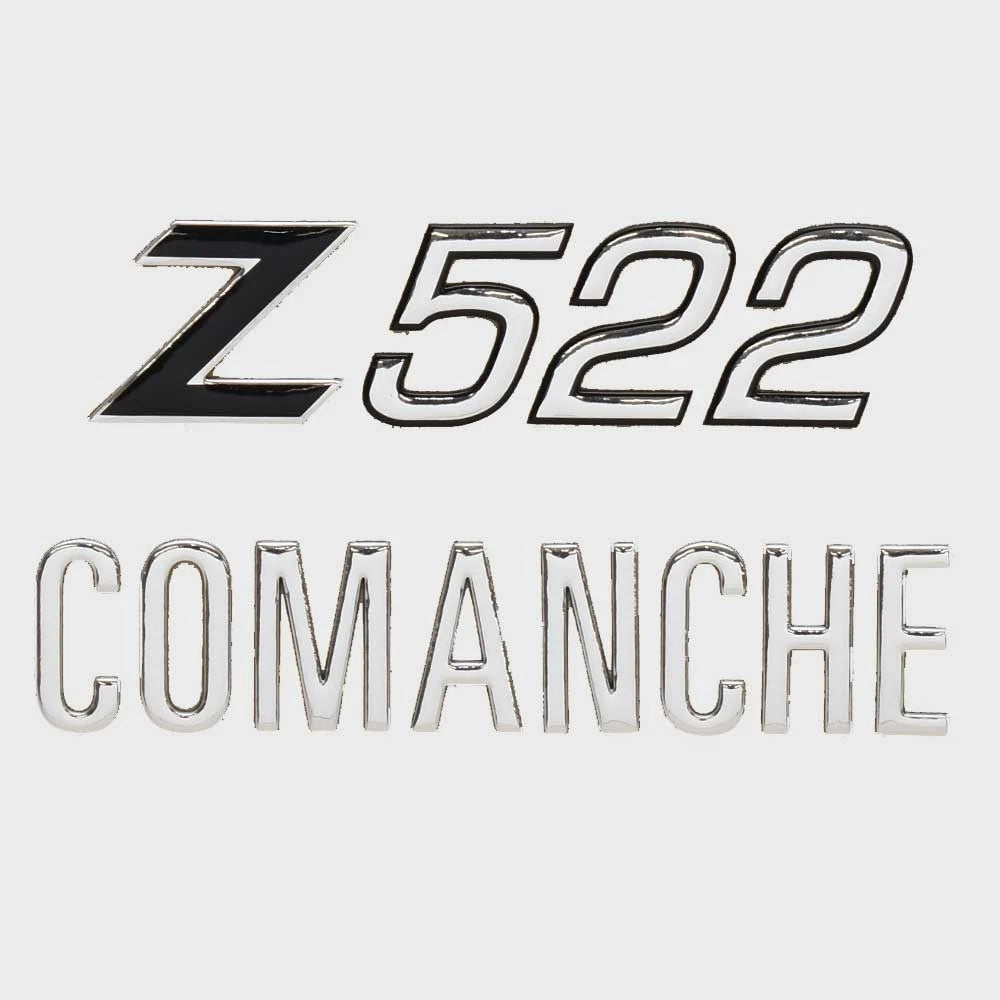 Ranger Boat Raised Emblem Decal 206546 - Z522 Comanche Sticker Silver