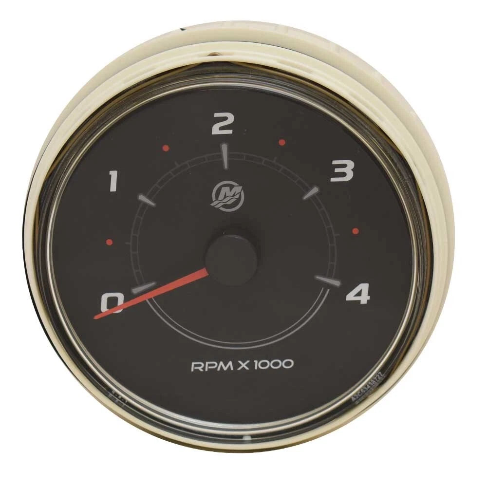 Mercury SmartCraft Boat Oversize Tachometer Gauge 79-8M0052855 - Black